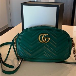 Green Gucci bag